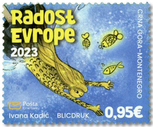 n° 504 - Timbre MONTENEGRO Poste