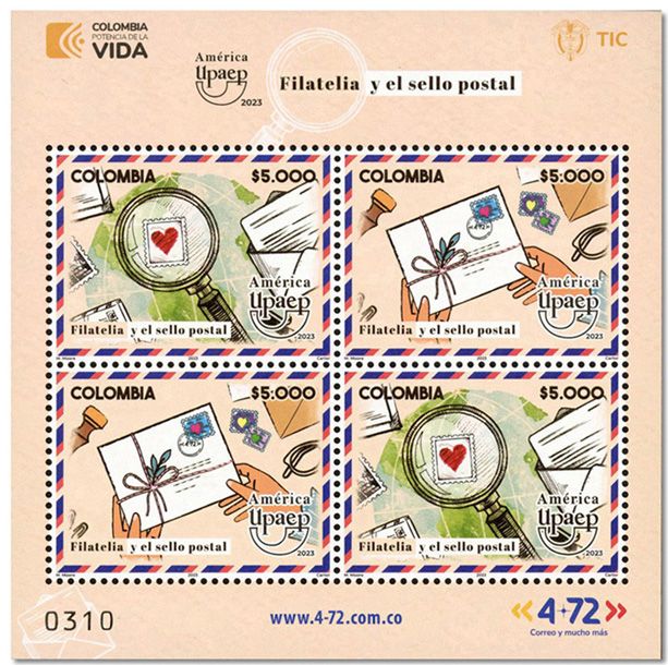 n° n° 2688(x2)/2689(x2) - Timbre COLOMBIE Poste