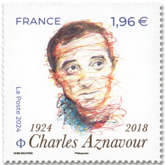 n° 5777 - Timbre France Poste (Charles Aznavour 1924-2018)