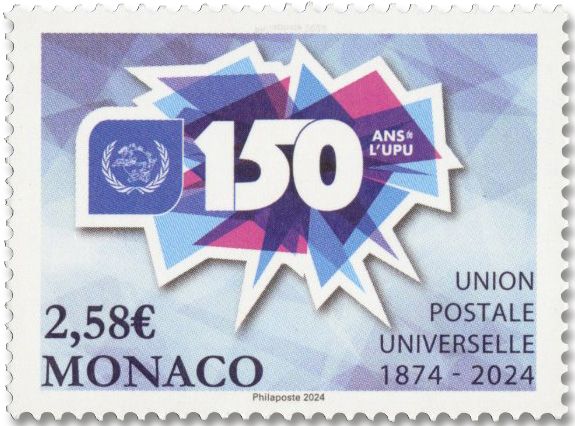 n° 3446 - Timbre MONACO Poste (150e anniversaire de l´UPU)