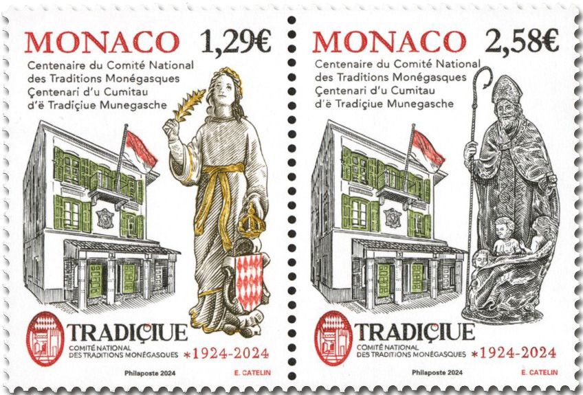 n° 3437/3438 - Timbre MONACO Poste