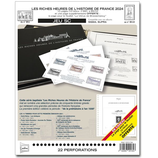 TRESORS DE LA PHILATELIE : 2014 (sets with mounts)