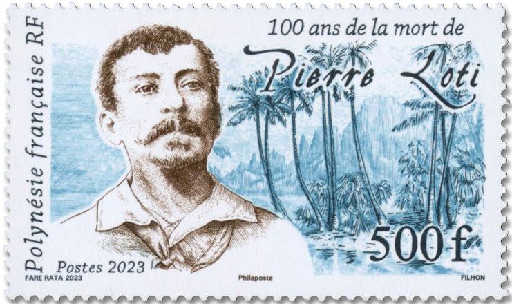 n° 1335 - Timbre POLYNESIE Poste (PIERRE LOTI)