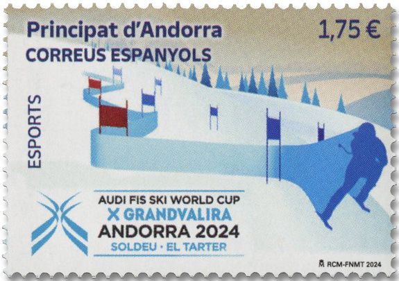 n° 542 - Timbre ANDORRE ESPAGNOL Poste