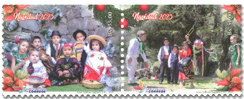 n° 1676/1677 - Timbre BOLIVIE Poste