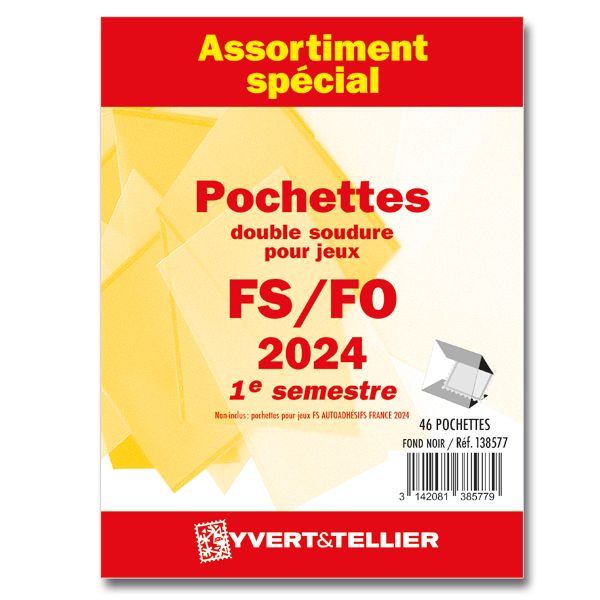 Assortiment de pochettes (double soudure) : 2024-1er semestre