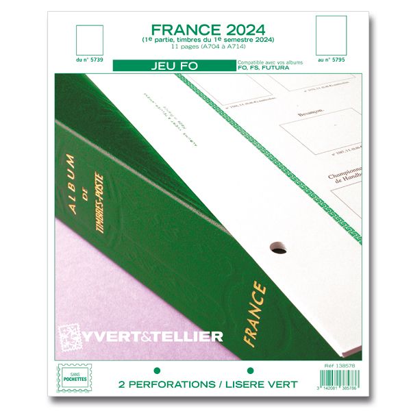 FRANCE FO : 2024 - 1ER SEMESTRE (JEUX SANS POCHETTES)