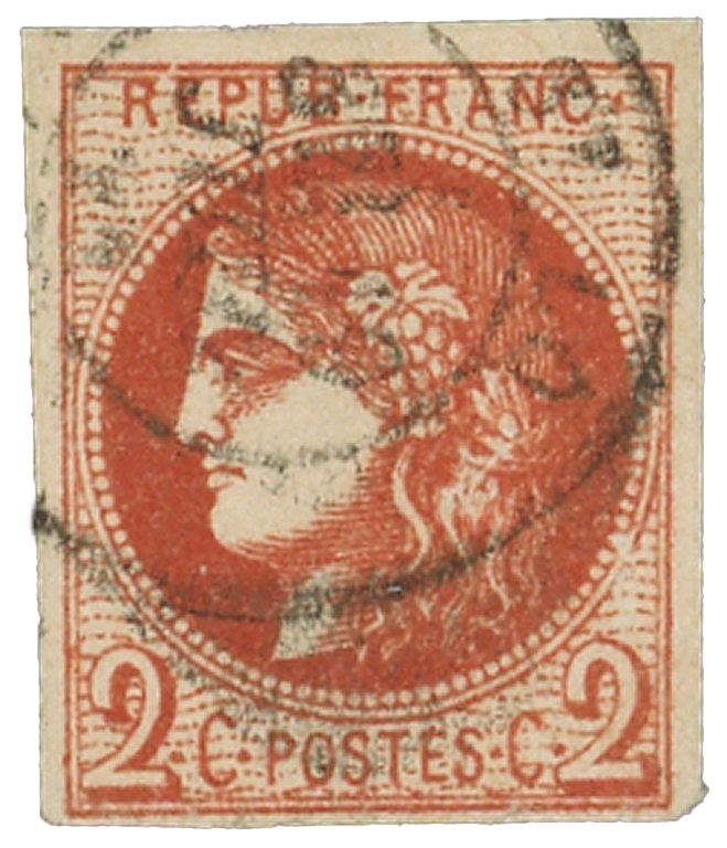 France : n°40Bf obl.