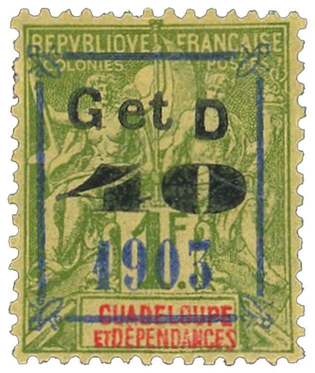 Guadeloupe : n°50b*