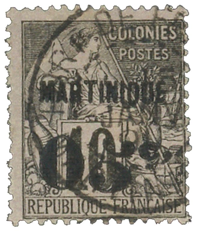 Martinique : n°10a obl.