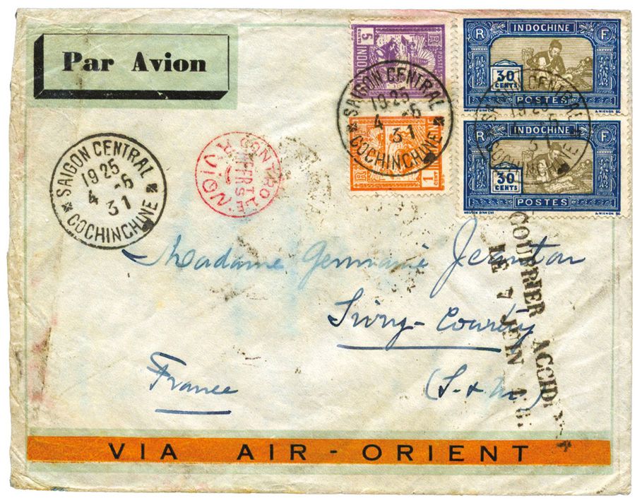 Indochine : Accident d´avion du 7 JUIN 1931