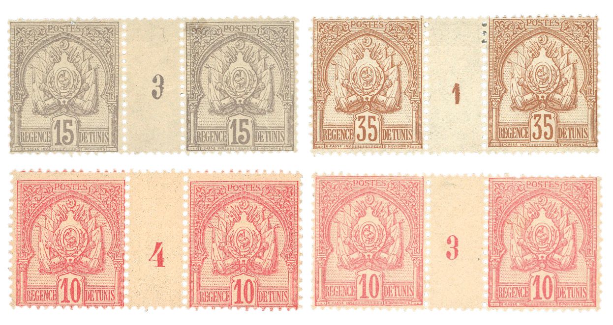 Tunisie : n°23 (x2), 24 et 26*