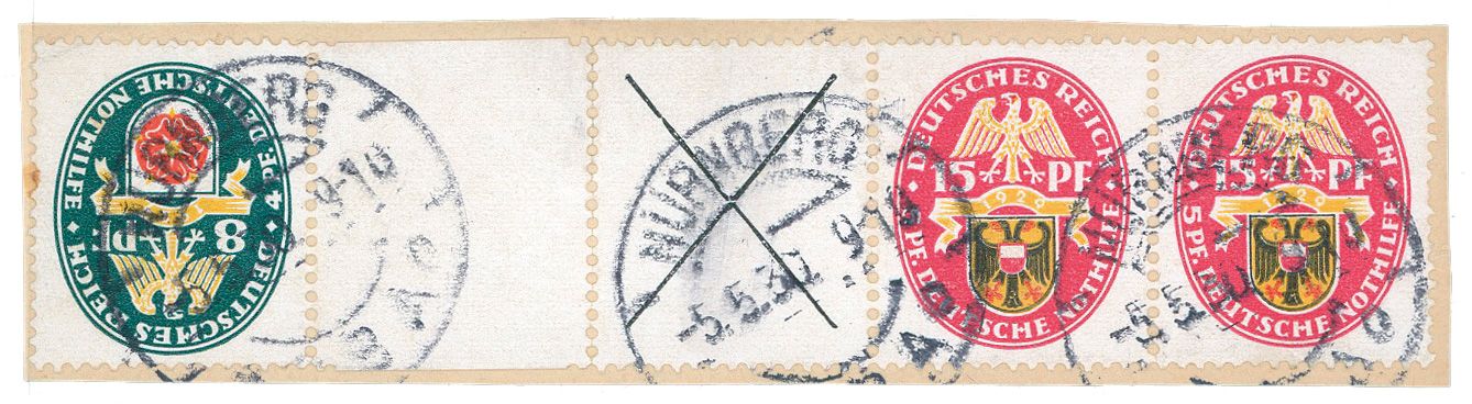 Allemagne : Timbres de carnets Michel n°KZ16 obl.