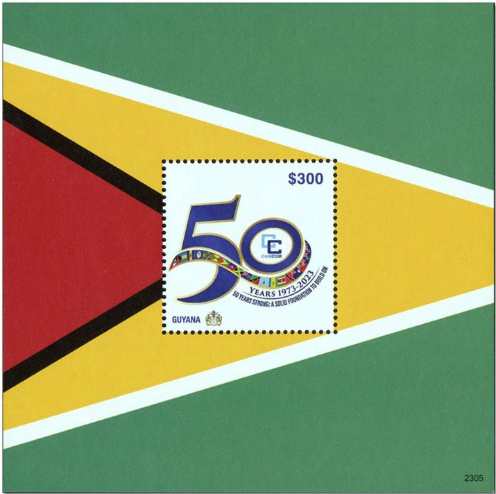 n° 738 - Timbre GUYANA Blocs et feuillets