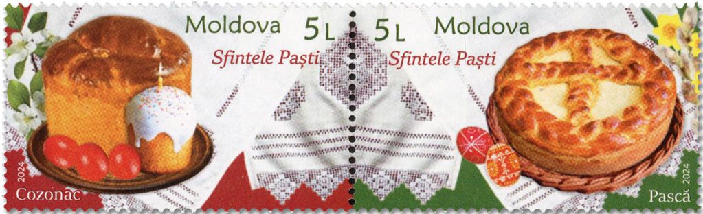 n° 1135/1136 - Timbre MOLDAVIE Poste