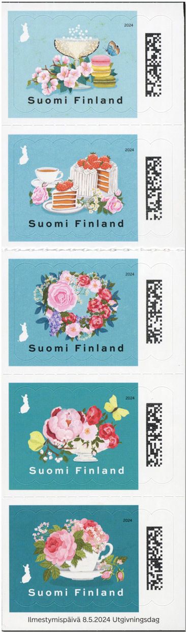 n° 2848/2852 - Timbre FINLANDE Poste