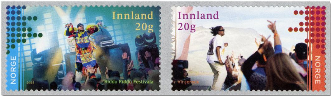 n° 2073/2076 - Timbre NORVEGE Poste