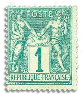 n° 61(*) - Timbre FRANCE Poste