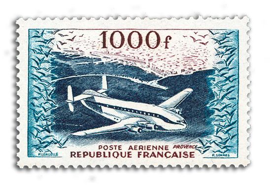 n° 33** - Timbre FRANCE Poste Aerienne