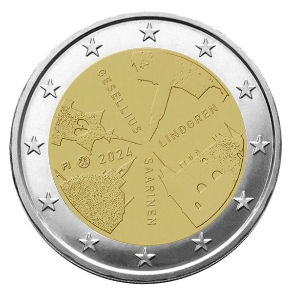 2 EURO COMMEMORATIVE 2024 : FINLANDE (Architecture Finlandaise)