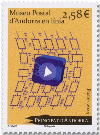 n° 918 - Timbre ANDORRE Poste