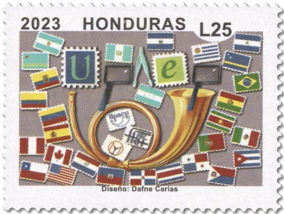 n° 343/344 - Timbre HONDURAS Poste