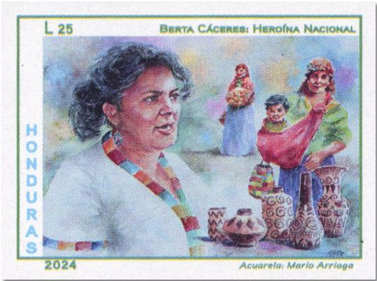 n° 347/350 - Timbre HONDURAS Poste
