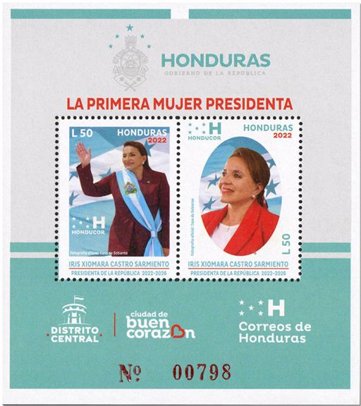 n° 99 - Timbre HONDURAS Blocs et feuillets