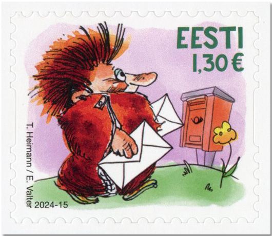 n° 1014 - Timbre ESTONIE Poste