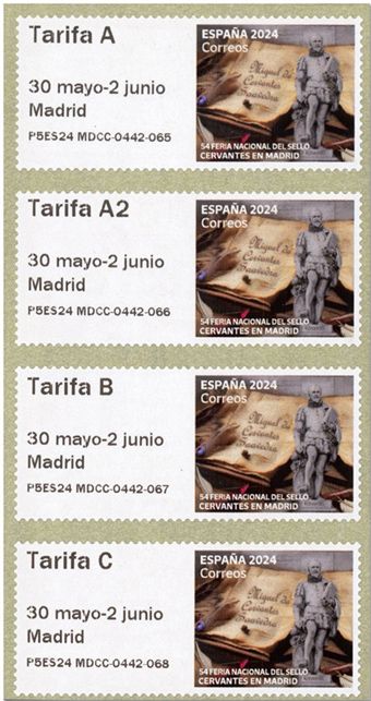 n° 206 - Timbre ESPAGNE Timbres de distributeurs