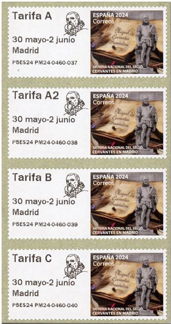 n° 206a - Timbre ESPAGNE Timbres de distributeurs