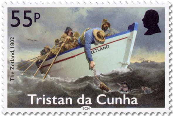 n° 1352/1355 et n° 1356/1359 - Timbre TRISTAN DA CUNHA Poste