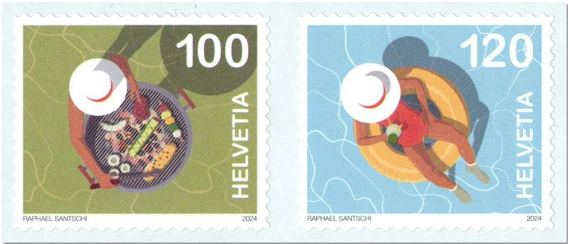 n° 2839/2840 - Timbre SUISSE Poste