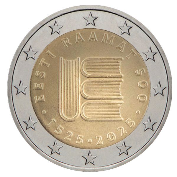 2 EURO COMMEMORATIVE 2025 : ESTONIE (500 ans de la Langue écrite Estonienne)