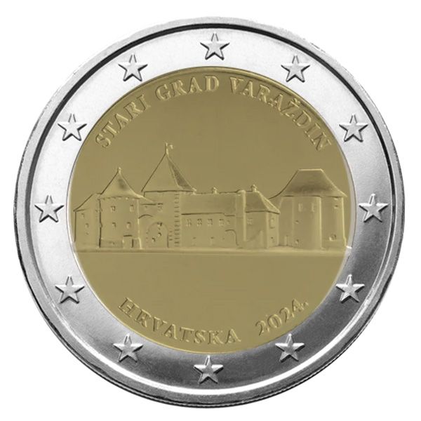 BU : 2 EURO COMMEMORATIVE 2024 : CROATIE (Château de Varazdin)