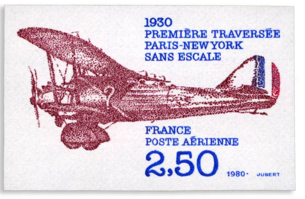 n° 53a**  - Timbre FRANCE Poste Aerienne