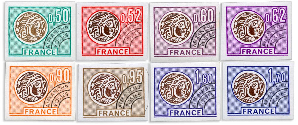 n° 138/145** ND - Timbre FRANCE Preobliteres