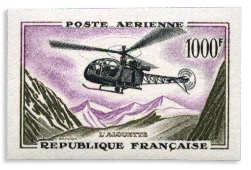 n° 37a** - Timbre FRANCE Poste Aerienne