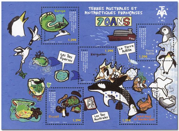 n° F1118 - Timbre TAAF Poste