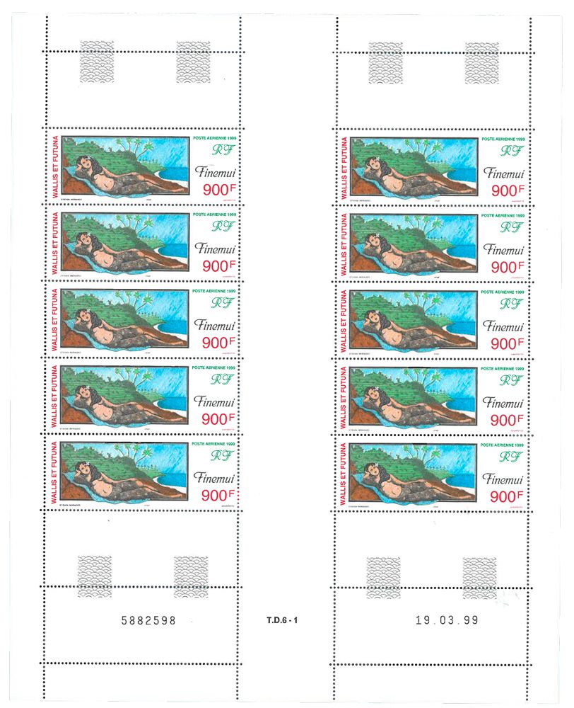 n° 213** - Timbre WALLIS ET FUTUNA Poste Aerienne