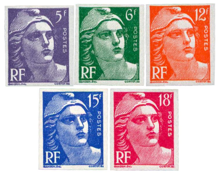 n° 883/887** ND - Timbre FRANCE Poste