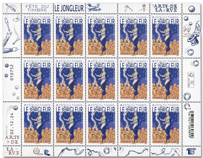 n° F172 - Timbre France Feuillets de France (n° 5854)