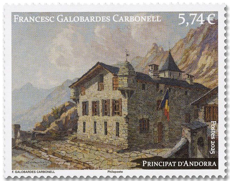 n° 921 - Timbre ANDORRE Poste