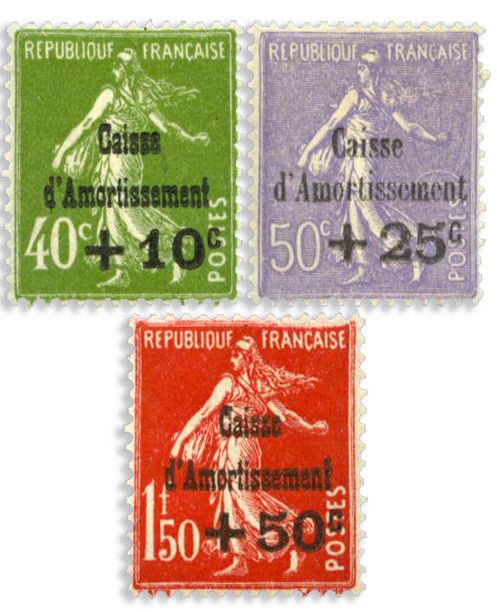 n° 275/277* - Timbre FRANCE Poste