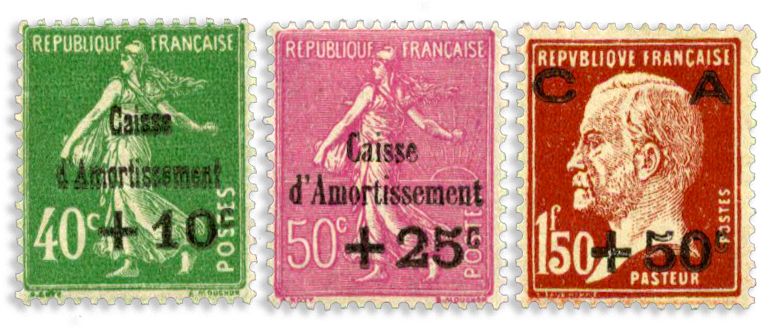n° 253/255* - Timbre FRANCE Poste
