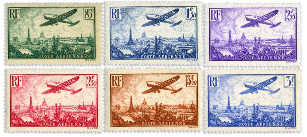 n° 8/13* - Timbre FRANCE Poste Aerienne