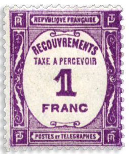 n° 59* - Timbre FRANCE Taxe