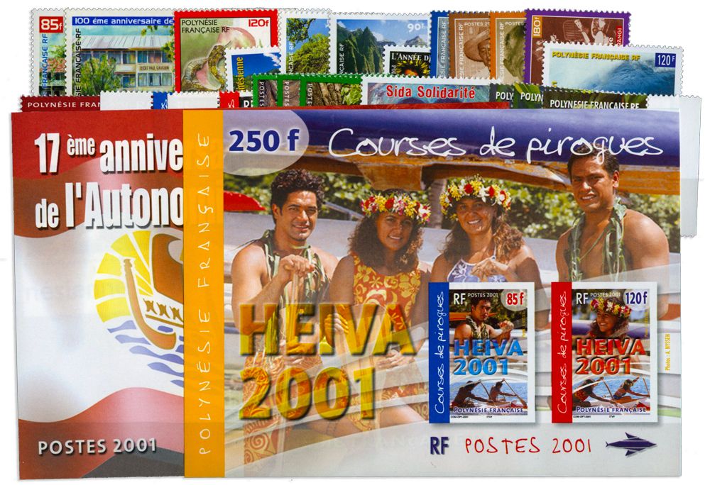 n° 631/655 + BF n° 26/27** - Timbre POLYNESIE Poste