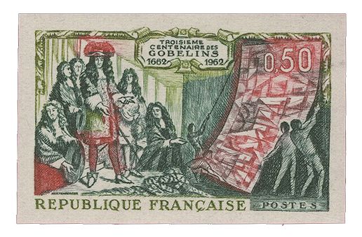 n° 1343a** - Timbre FRANCE Poste