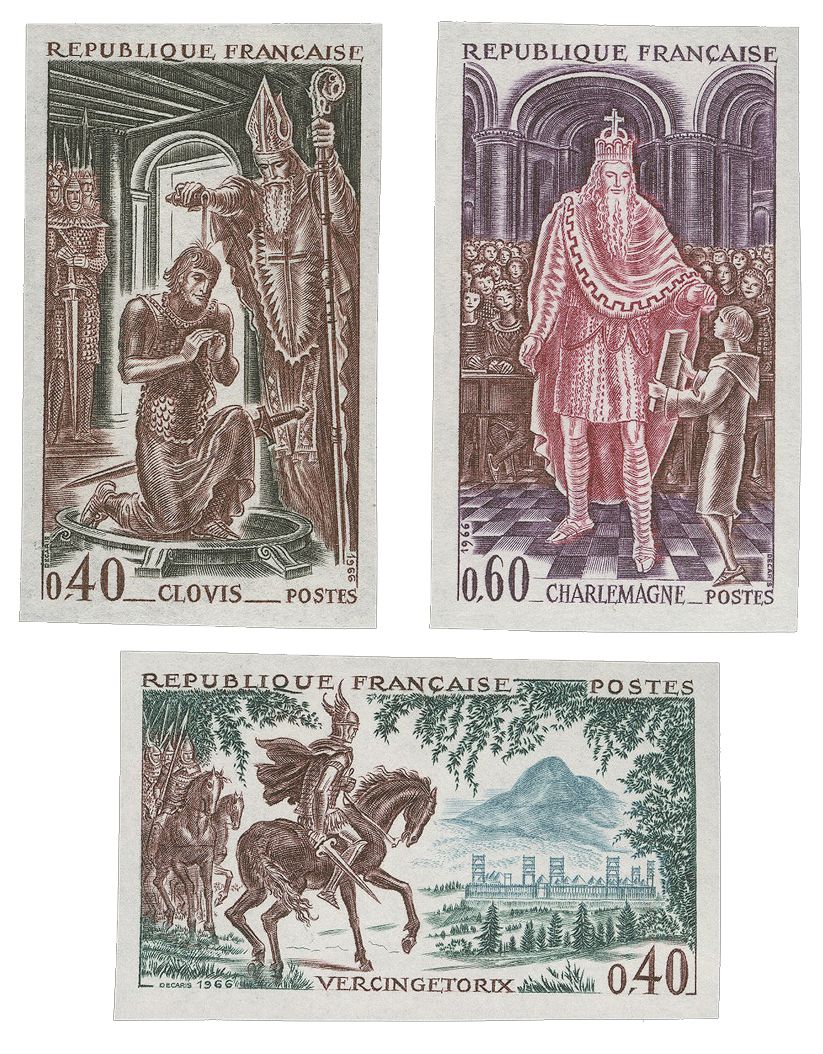n° 1495/1497** ND - Timbre FRANCE Poste